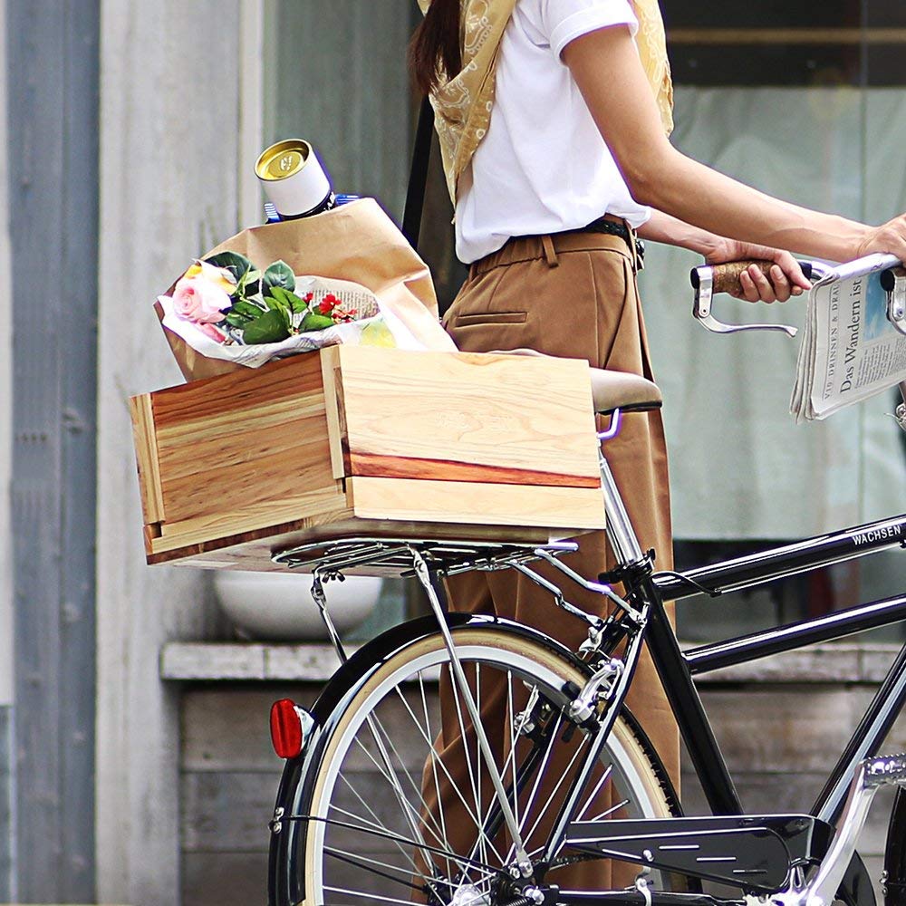 おしゃれな籐風、かっこいいデザイン！自転車の前かご・後ろかご14選 - おしゃれ坊や